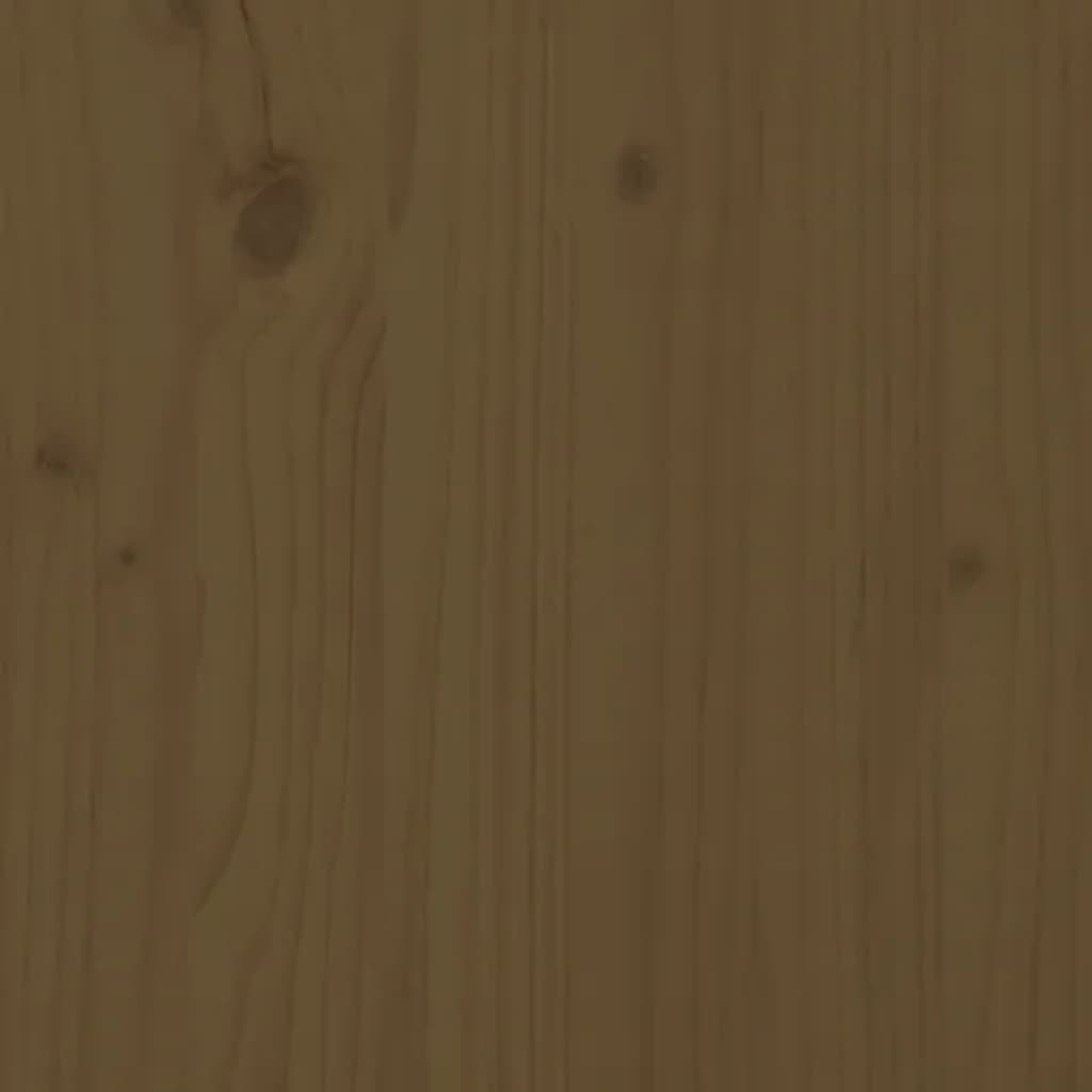 Ecksofa mit Kissen Honigbraun Massivholz Kiefer