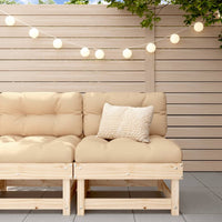 Thumbnail for Mittelsofa mit Kissen Massivholz Kiefer
