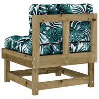 Thumbnail for Mittelsofa mit Kissen Kiefernholz Imprägniert