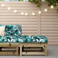 Thumbnail for Gartenhocker mit Kissen Kiefernholz Imprägniert