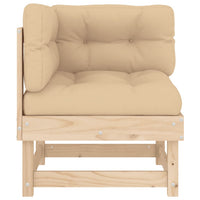 Thumbnail for Ecksofas mit Kissen 2 Stk. Massivholz Kiefer