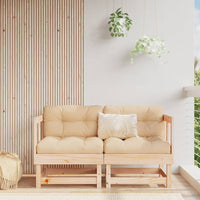 Thumbnail for Ecksofas mit Kissen 2 Stk. Massivholz Kiefer