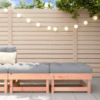Thumbnail for Gartenhocker mit Kissen 2 Stk. Massivholz Douglasie