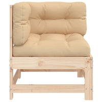 Thumbnail for Ecksofa mit Kissen Massivholz Kiefer