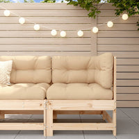 Thumbnail for Ecksofa mit Kissen Massivholz Kiefer