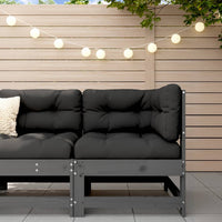 Thumbnail for Ecksofa mit Kissen Grau Massivholz Kiefer