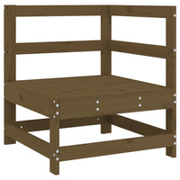 Thumbnail for Ecksofa mit Kissen Honigbraun Massivholz Kiefer
