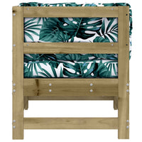 Thumbnail for Ecksofa mit Kissen Kiefernholz Imprägniert