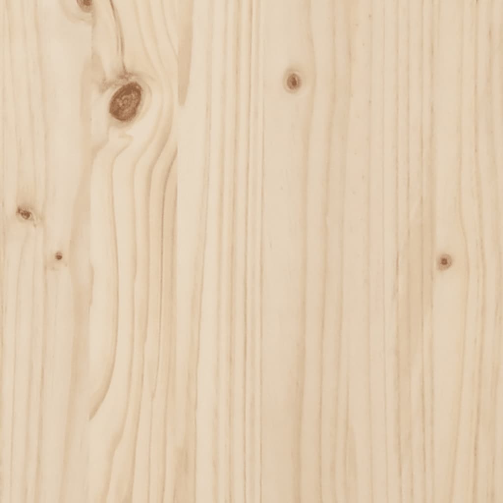 Mittelsofa mit Kissen Massivholz Kiefer