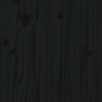 Thumbnail for Mittelsofa mit Kissen Schwarz Massivholz Kiefer
