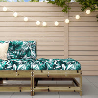Thumbnail for Gartenhocker mit Kissen Kiefernholz Imprägniert