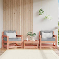 Thumbnail for Gartenstühle mit Kissen 2 Stk. Massivholz Douglasie
