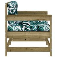 Thumbnail for Gartenstühle mit Kissen 2 Stk. Kiefernholz Imprägniert