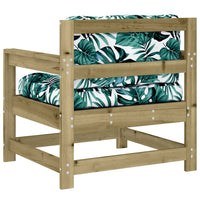 Thumbnail for Gartenstühle mit Kissen 2 Stk. Kiefernholz Imprägniert