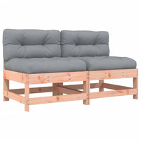 Thumbnail for Mittelsofas mit Kissen 2 Stk. Massivholz Douglasie