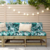Thumbnail for Mittelsofas mit Kissen 2 Stk. Kiefernholz Imprägniert