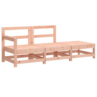 Thumbnail for 3-tlg. Garten-Lounge-Set mit Kissen Massivholz Douglasie