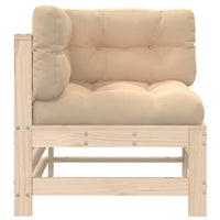 Thumbnail for Ecksofa mit Kissen Massivholz Kiefer