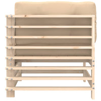 Thumbnail for Ecksofa mit Kissen Massivholz Kiefer