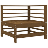 Thumbnail for Ecksofa mit Kissen Honigbraun Massivholz Kiefer