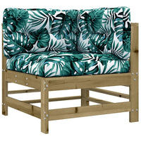 Thumbnail for Ecksofa mit Kissen Kiefernholz Imprägniert