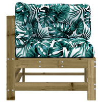 Thumbnail for Ecksofa mit Kissen Kiefernholz Imprägniert