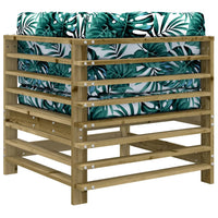 Thumbnail for Ecksofa mit Kissen Kiefernholz Imprägniert