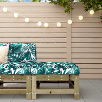 Thumbnail for Gartenhocker mit Kissen Kiefernholz Imprägniert
