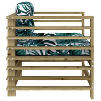 Thumbnail for Gartenstühle mit Kissen 2 Stk. Kiefernholz Imprägniert