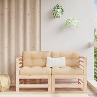 Thumbnail for Ecksofas mit Kissen 2 Stk. Massivholz Kiefer