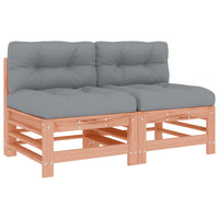 Thumbnail for Mittelsofas mit Kissen 2 Stk. Massivholz Douglasie