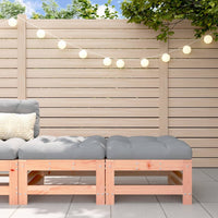 Thumbnail for Gartenhocker mit Kissen 2 Stk. Massivholz Douglasie