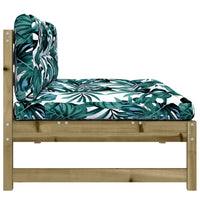 Thumbnail for Mittelsofa 120x80 cm Kiefernholz Imprägniert