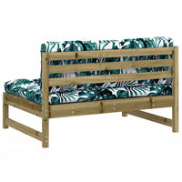 Thumbnail for Mittelsofa 120x80 cm Kiefernholz Imprägniert