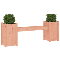 Thumbnail for Gartenbank mit Pflanzkübeln 180x36x63 cm Massivholz Douglasie