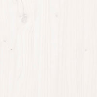 Thumbnail for Hochbeet Weiß 121x30x38 cm Massivholz Kiefer