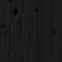 Thumbnail for Hochbeet Schwarz 119,5x40x78 cm Massivholz Kiefer