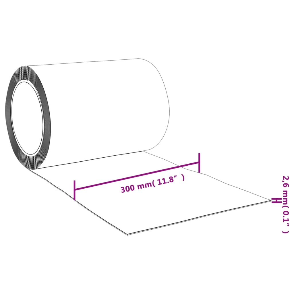 Türvorhang Blau 300x2,6 mm 25 m PVC