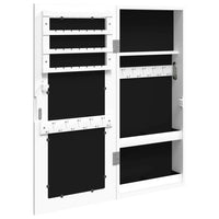 Thumbnail for Schmuckschrank mit Spiegel Wandmontage Weiß 30x8,5x67 cm
