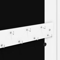 Thumbnail for Schmuckschrank mit Spiegel Wandmontage Weiß 30x8,5x67 cm