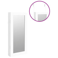 Thumbnail for Schmuckschrank mit Spiegel Wandmontage Weiß 30x8,5x67 cm