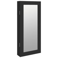 Thumbnail for Schmuckschrank mit Spiegel Wandmontage Schwarz 30x8,5x67 cm