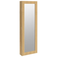 Thumbnail for Schmuckschrank mit Spiegel Wandmontage 30x8,5x90 cm