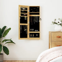 Thumbnail for Schmuckschrank mit Spiegel Wandmontage 30x8,5x90 cm