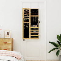 Thumbnail for Schmuckschrank mit Spiegel Wandmontage 30x8,5x106 cm