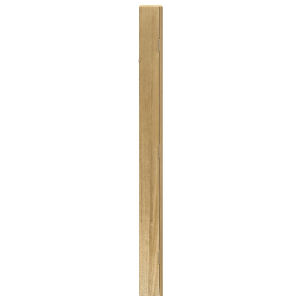Schmuckschrank mit Spiegel Wandmontage 30x8,5x106 cm