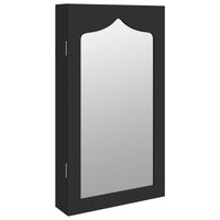 Thumbnail for Schmuckschrank mit Spiegel Wandmontage Schwarz 37,5x10x67 cm