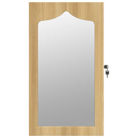 Thumbnail for Schmuckschrank mit Spiegel Wandmontage 37,5x10x67 cm