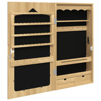 Thumbnail for Schmuckschrank mit Spiegel Wandmontage 37,5x10x67 cm