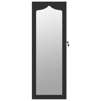 Thumbnail for Schmuckschrank mit Spiegel Wandmontage Schwarz 37,5x10x106 cm